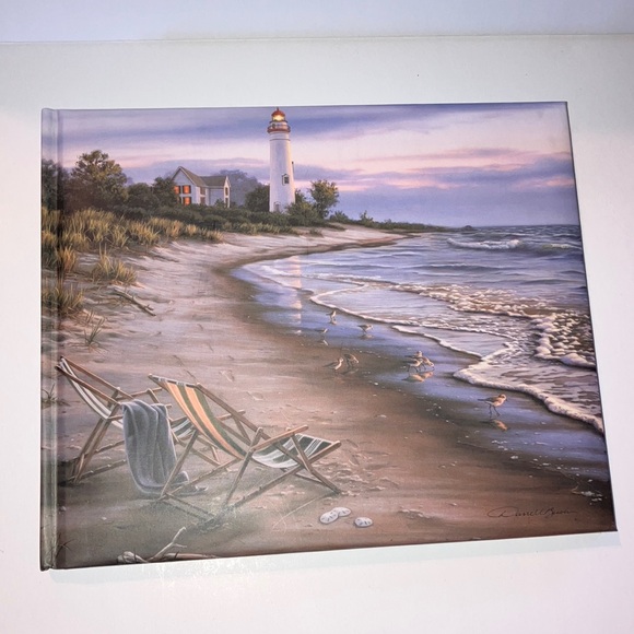 Hardcover Guest Book with Keepsake Box - End of a Perfect Day by Darrell Bush - Picture 1 of 8